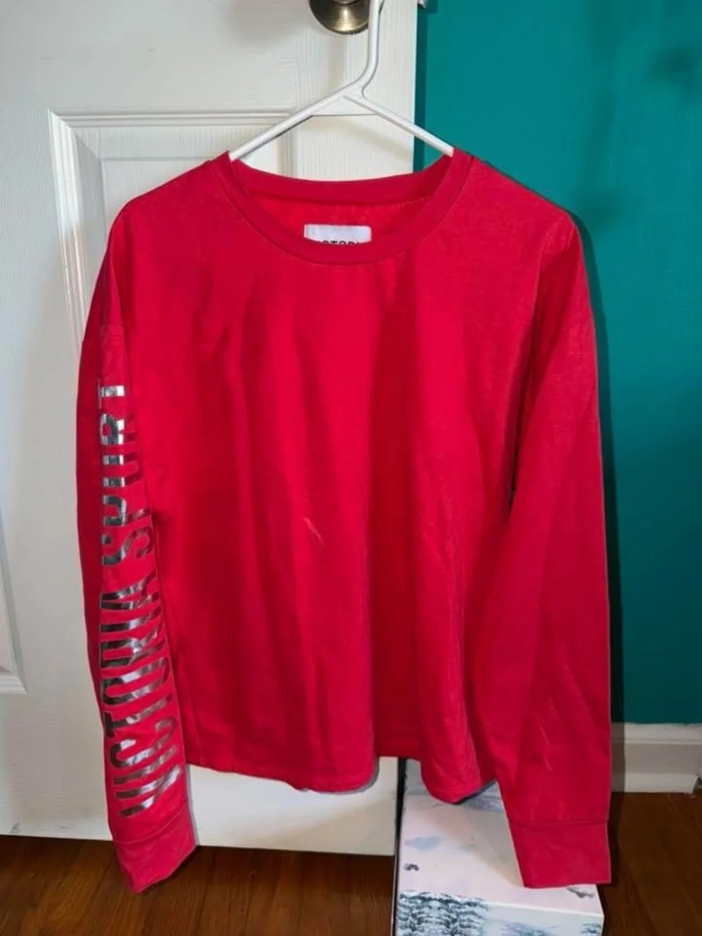 PINK Victoria's Secret Girls' Red Long Sleeve